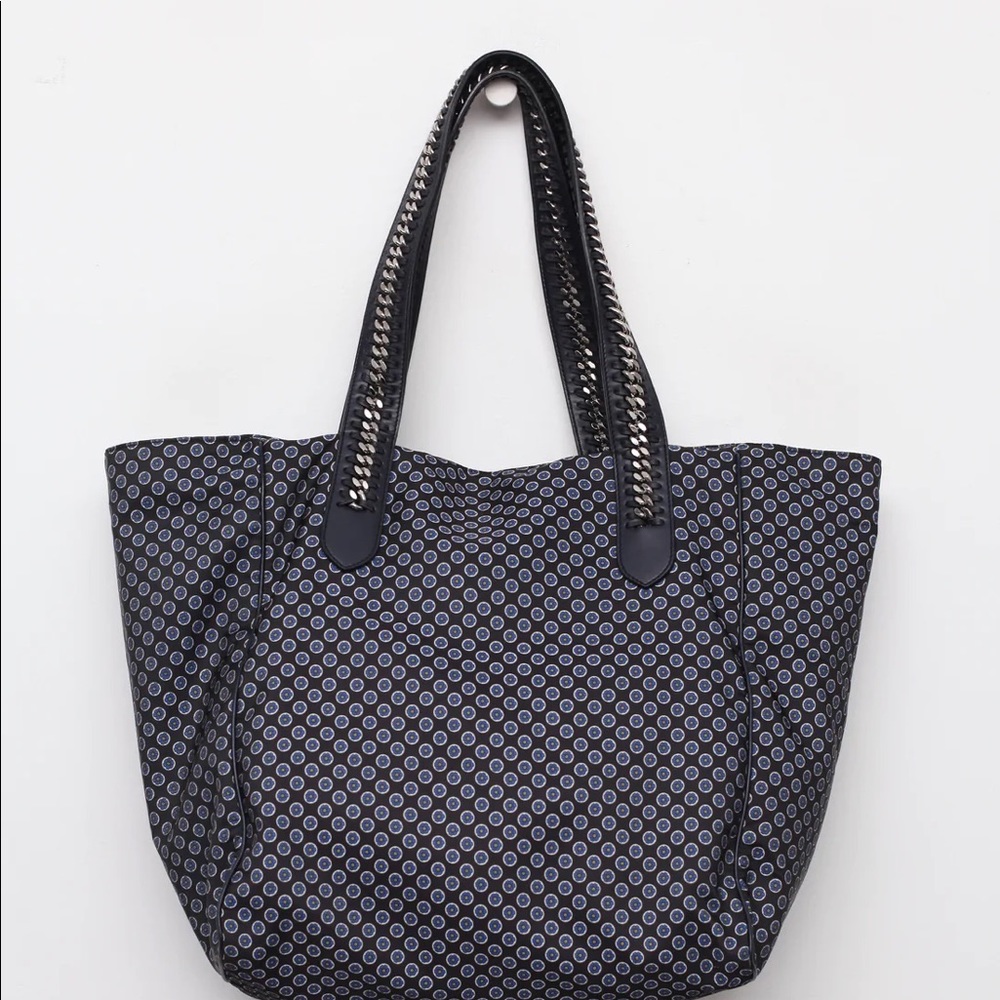 Stella McCartney navy floral tote